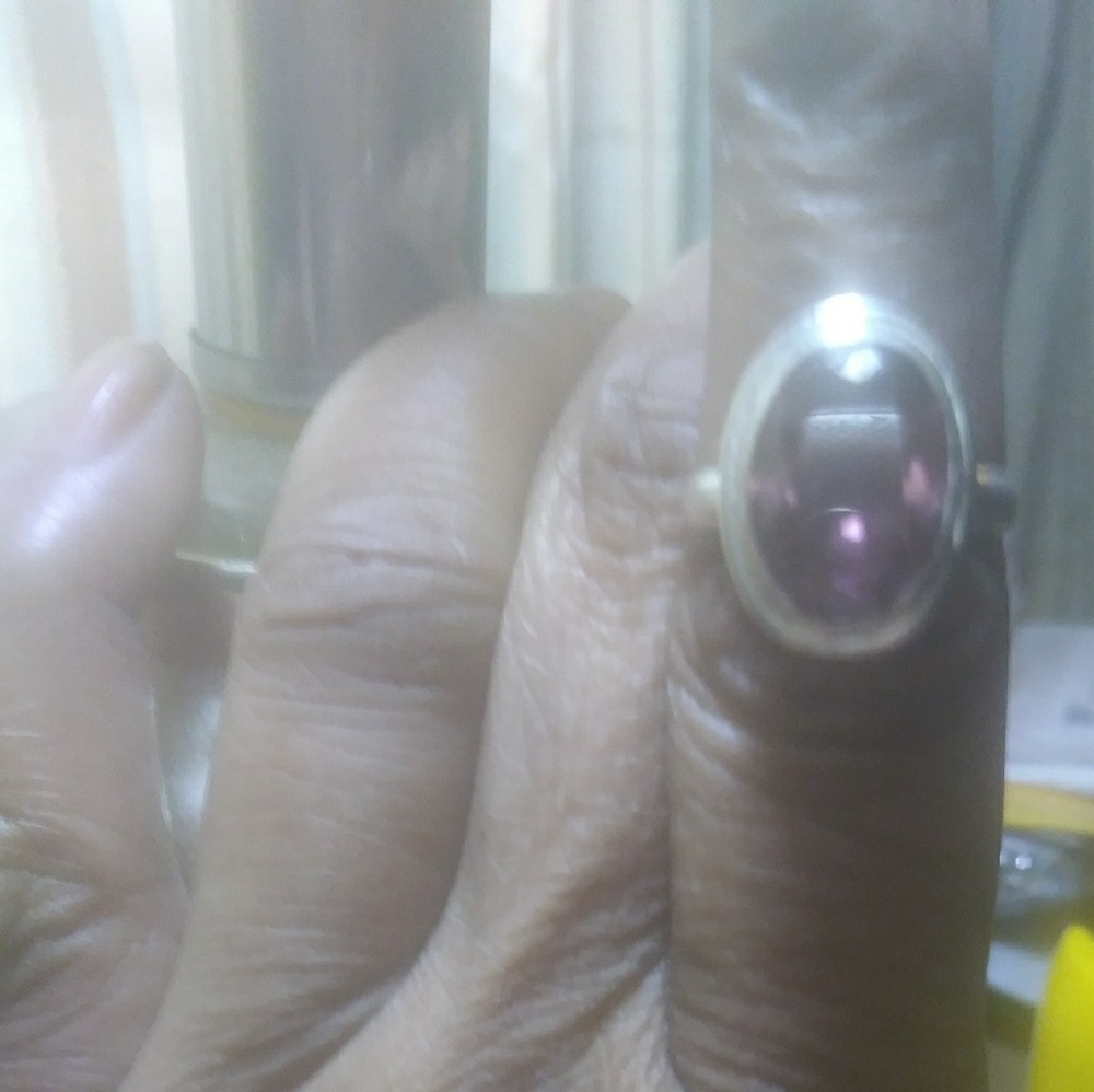 Genuine Amethyst 925 Silver Ring💜 - Picture 8 of 8